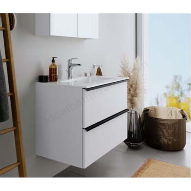 Duravit DuraPoint 850mm x 630mm Wall-Mounted Console Vanity Unit - White High Gloss