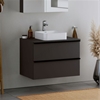 Duravit DuraPoint 1000mm x 570mm Wall-Mounted Console Vanity Unit - Graphite Matt