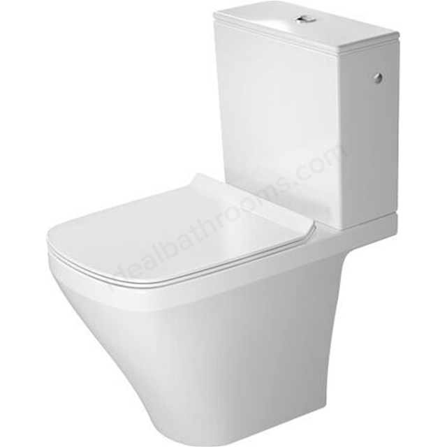 Duravit DuraStyle 630mm x 370mm Close Coupled Floorstanding Toilet - White