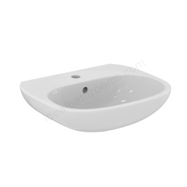 Ideal Standard Tesi 500mm Pedestal Basin w/ 1 Tap Hole - White