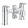 Grohe Eurosmart Cosmopolitan Two Handled Bath Shower Mixer Tap - Chrome