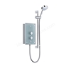 Mira AZORA Electric Shower; 9.8kW; Clear Glass