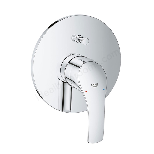 Grohe EUROSMART Single Lever Bath or Shower Mixer; Trim Set Only; Chrome