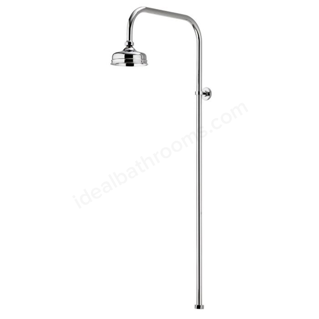 Aqualisa AQUATIQUE 5 Inch Fixed Shower Head; for Exposed Valve; Chrome