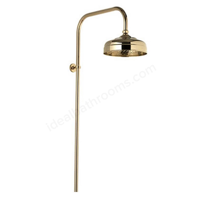 Aqualisa AQUATIQUE 5 Inch Fixed Shower Head; for Exposed Valve; Gold