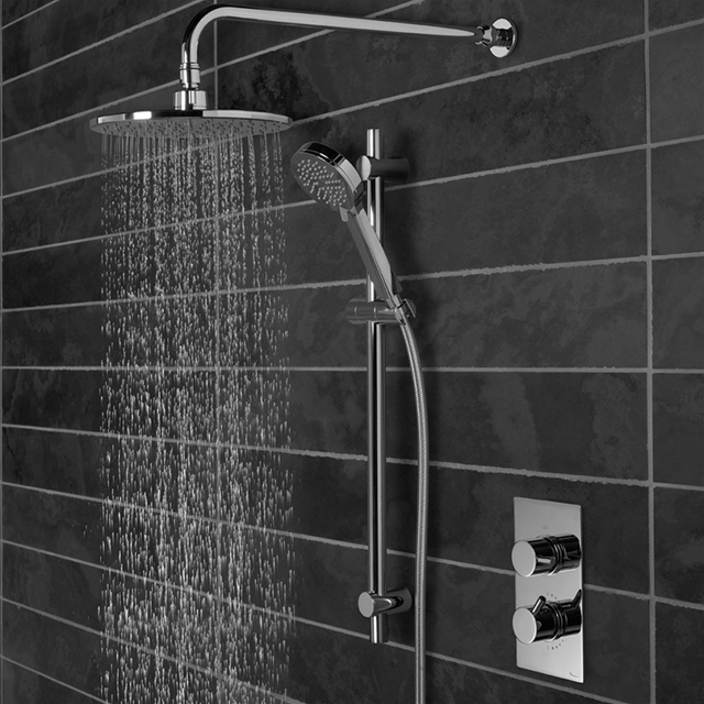 Tavistock Quantum Concealed Dual Function Shower Kit with Fixed Shower