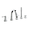 Grohe Grandera 5 Tap Holes Bath/Shower Combination Trim Set - Chrome