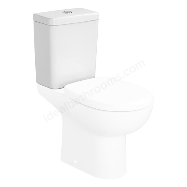 Armitage Shanks PROFILE 21 Close Coupled Cistern 4/2.6 Litre Dual Flush Push Button Valve; Bottom Supply And Internal Overflow; White