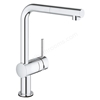 Grohe MINTA TOUCH Electronic Single Lever Sink Mixer Tap; 1/2 Inch; Swivel Spout; Chrome