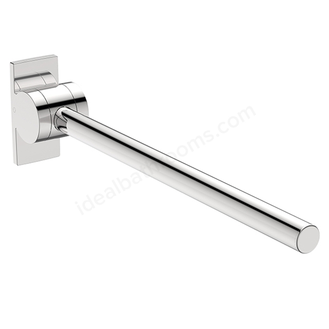 Armitage Shanks Contemporary 21 80cm Hinged Support Rail, Stainless Steel