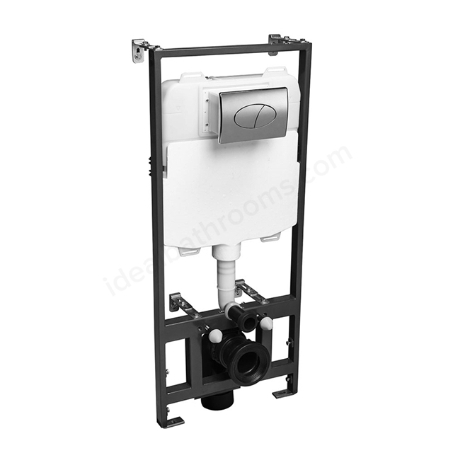 Tavistock Pneumatic Flush 1170mm x 500mm Wall Hung Installation Frame & Cistern