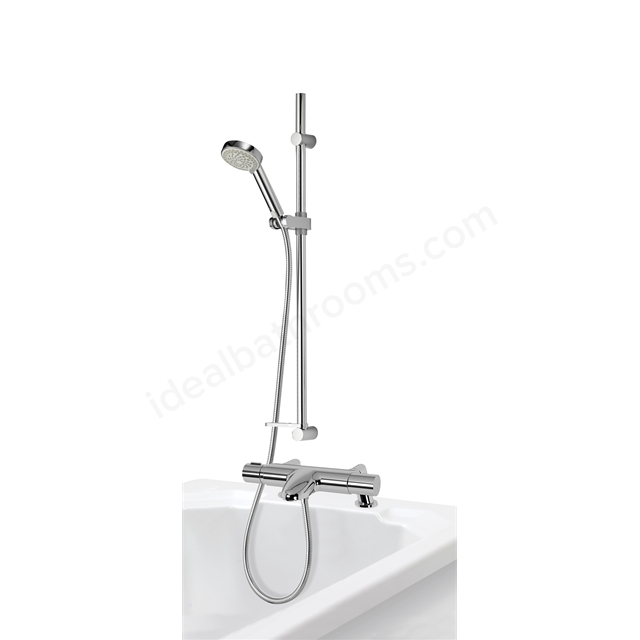 Aqualisa Midas 110 Bath Shower Mixer with Adjustable Head - HP/Combi - Chrome