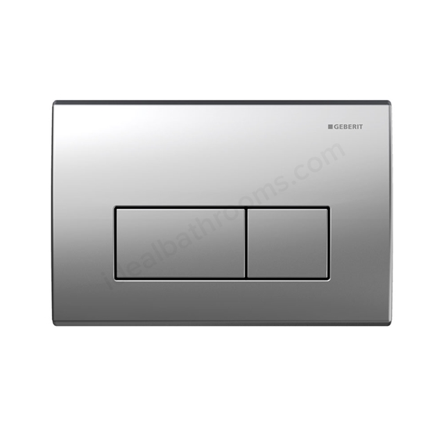 Geberit KAPPA50 Dual Flush Plate; for 150mm Kappa Cistern; Matt Chrome